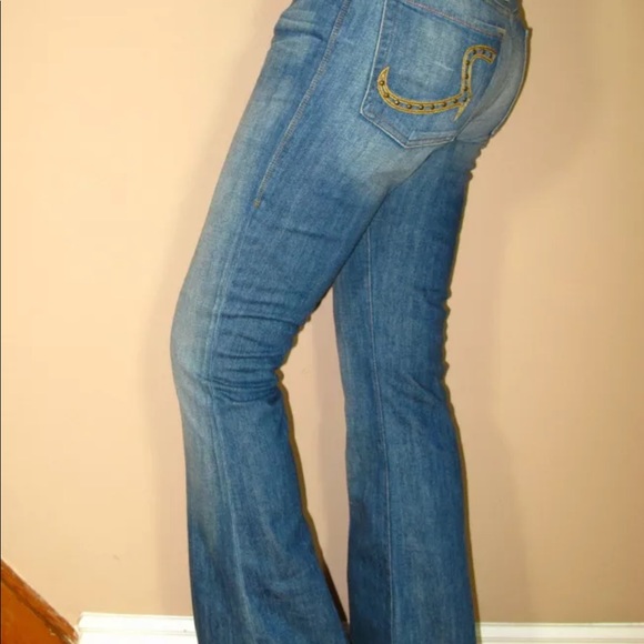 🆕 Rock & Republic Roth Flare Light Bleached Jeans Sz. 23 - Picture 8 of 8